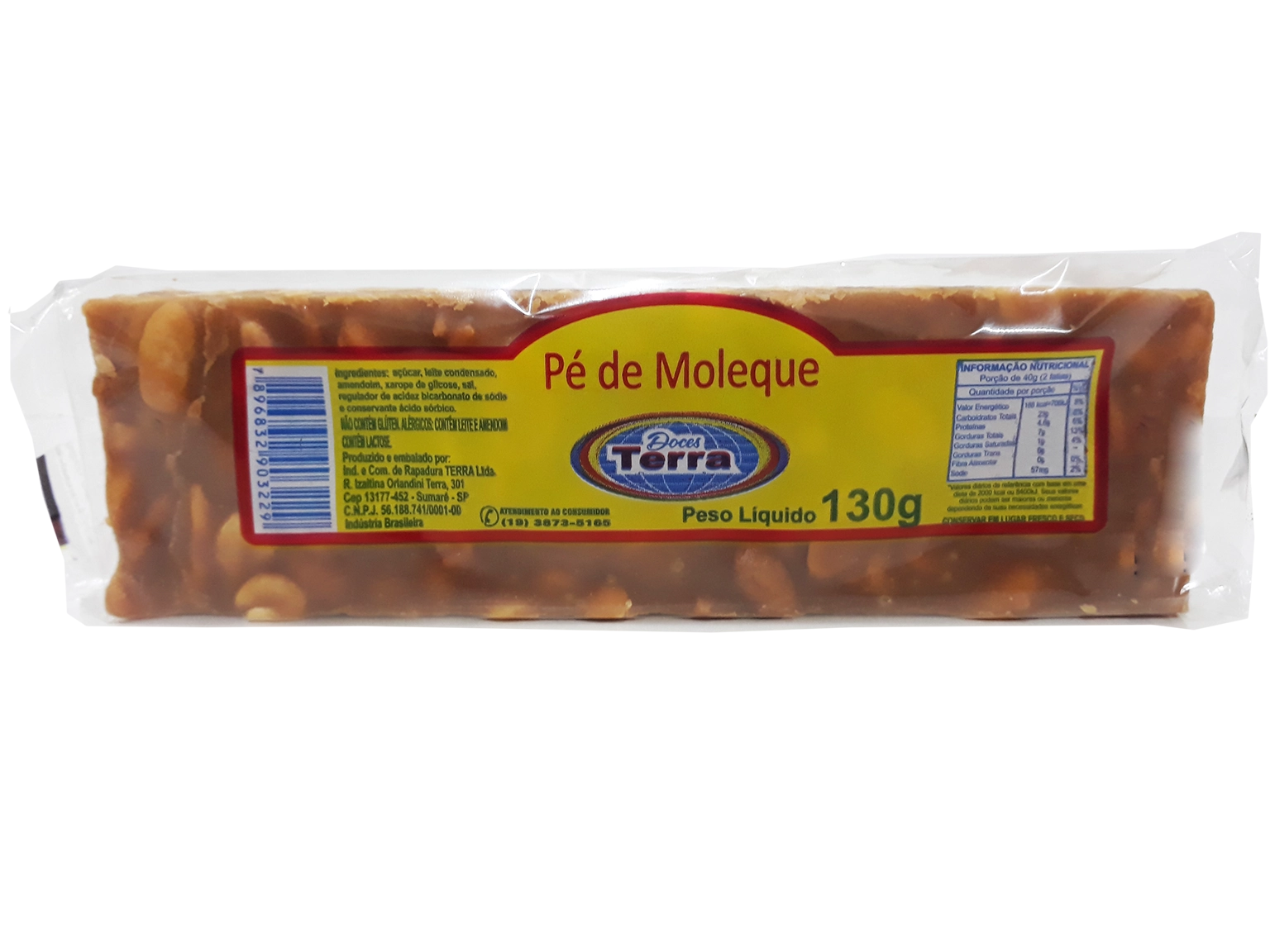 Pe De Moleque Terra 130g