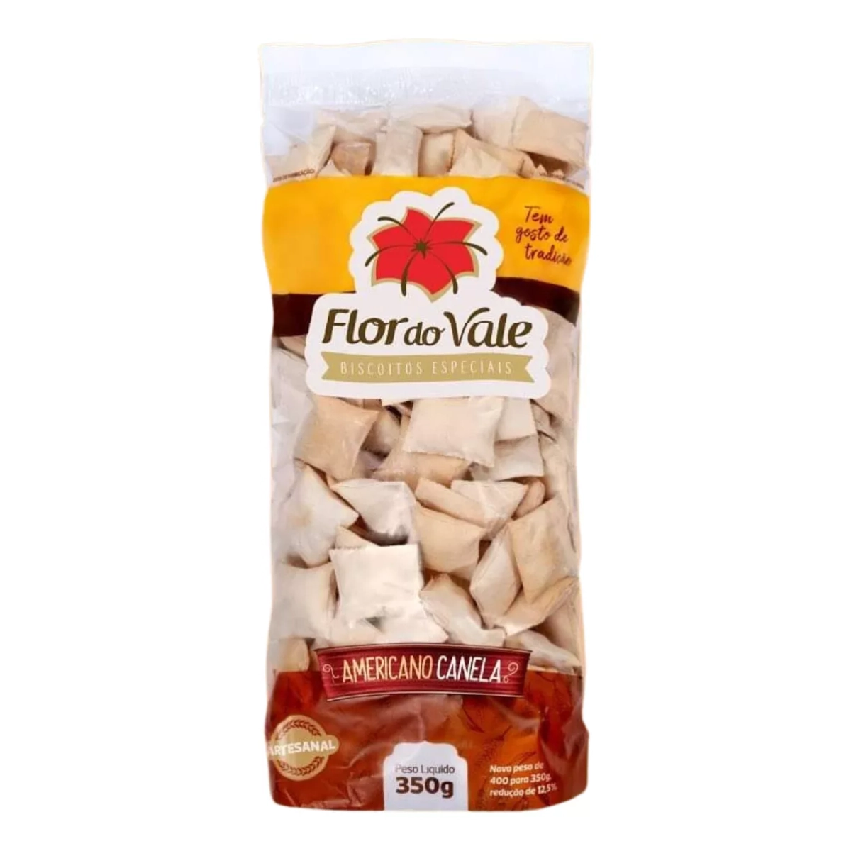 Bisc Americ Canela Flor Do Vale400g