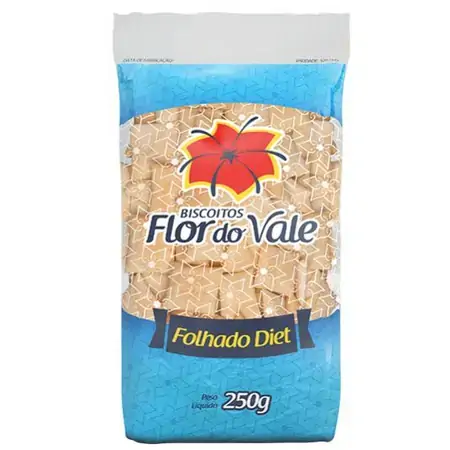 Biscoito Folhado Flor Do Vale