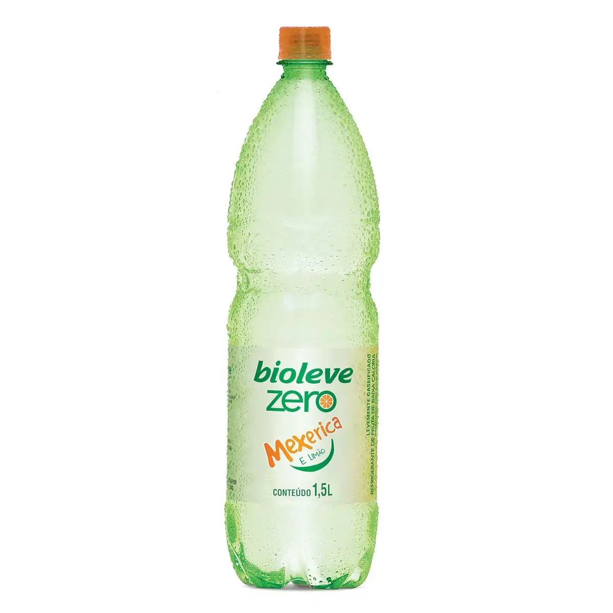 Refrigerante Mexerica E Limão Bioleve Zero Garrafa 1,5l