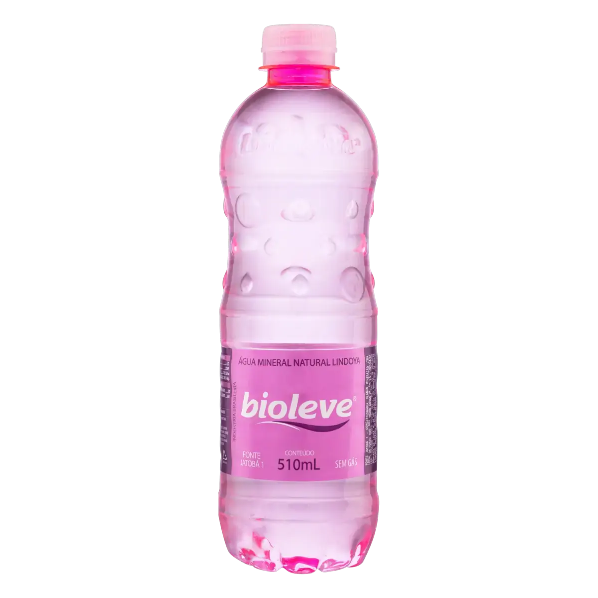 água Mineral Natural Sem Gás Bioleve Garrafa 510ml Rosa