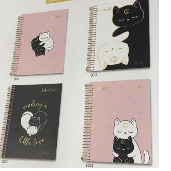 Caderno Cd Cut Cat 10mat 160f 0723003