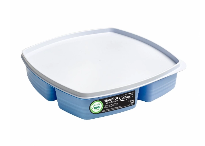 Marmita Tampa Joy Sortido 1.6l 7950 9 Alves Plastic
