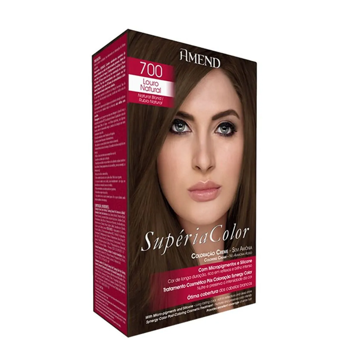 Kit Tonalizante Supéria Color Amend Louro Natural 700