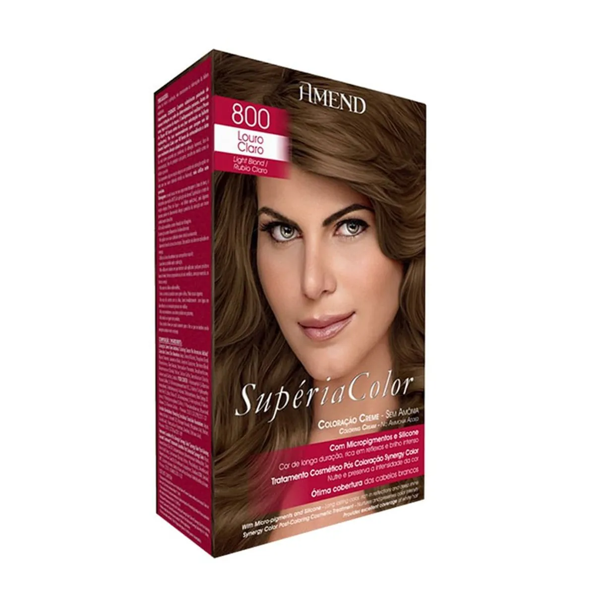 Kit Tonalizante Supéria Color Amend Louro Claro 800