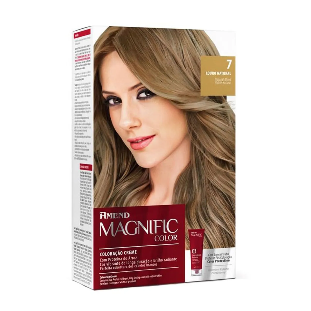 Kit Coloração Magnific Color Amend Louro Natural - 7