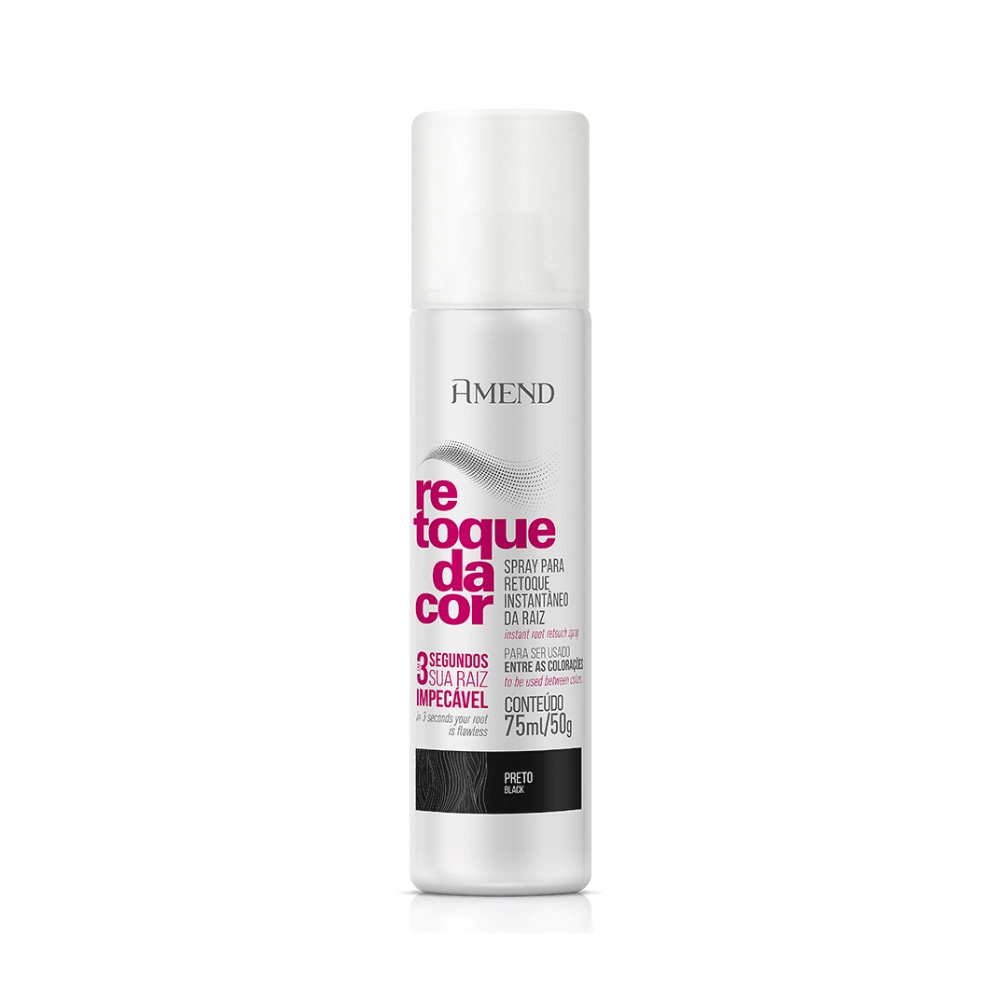 Amend Retoque Da Cor Preto 75ml