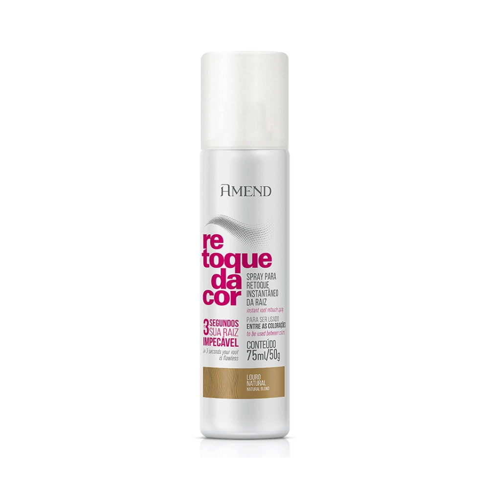 Maquiagem Capilar Amend Retoque Da Cor Louro Natural 75ml