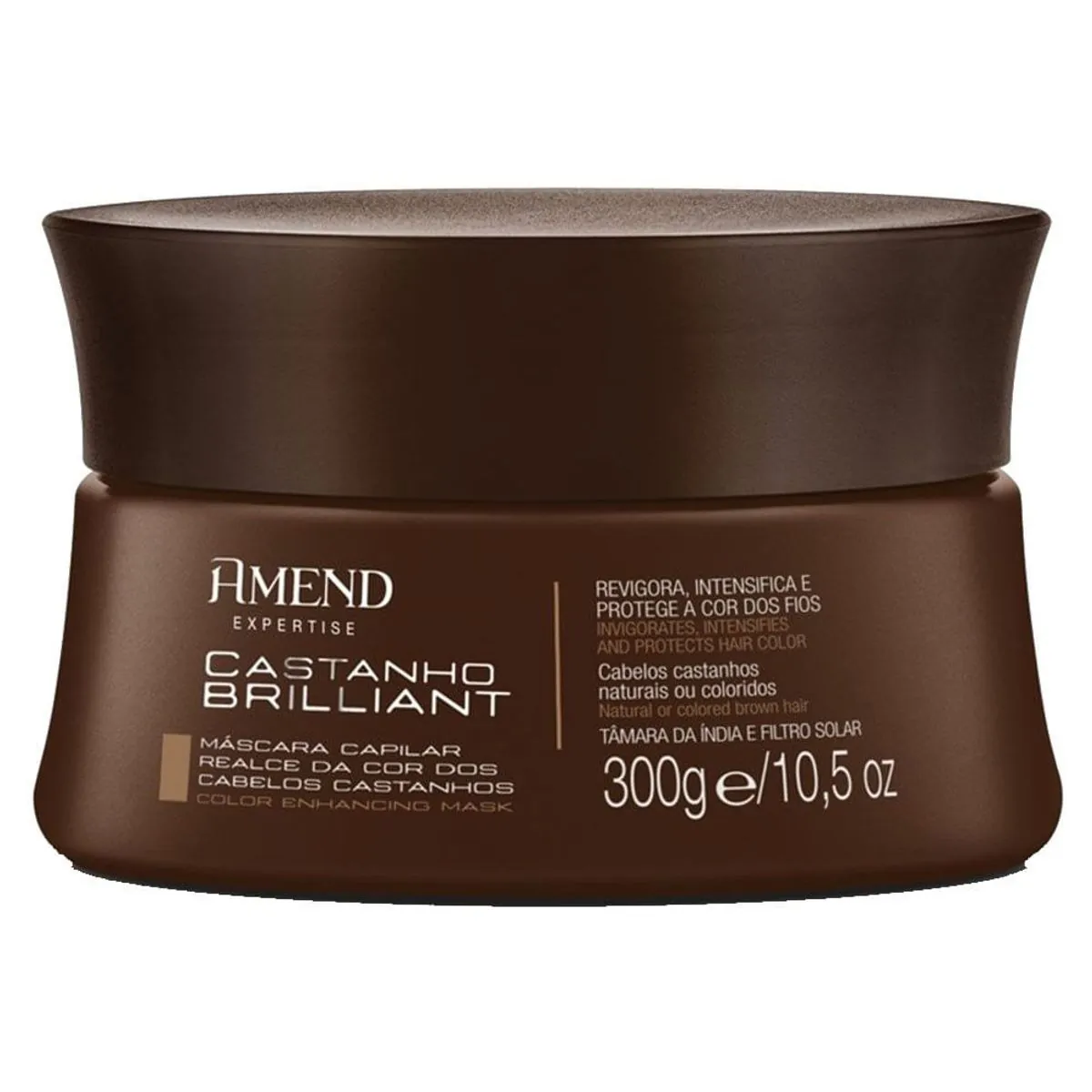 Máscara Capilar De Tratamento Castanho Brilliant Amend 300g