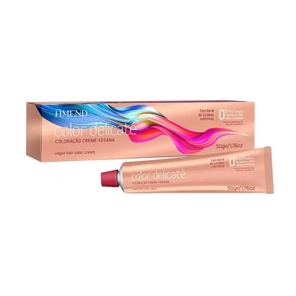 Coloracao Vegana Color Delicate 50g 0.6 Vermelho Intensificador Amend