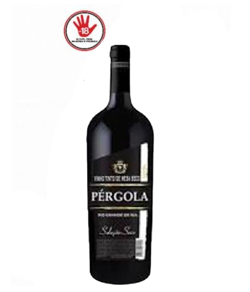 Vinho Brasileiro Tinto Seco Seleção Pérgola Serra Gaúcha Garrafa 1l