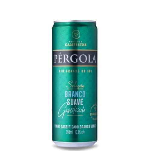 Vinho Pergola 355ml Branco Suave