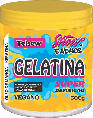 Gelatina Yelsew 500g Show De Cachos Oleo De Manga/keratina