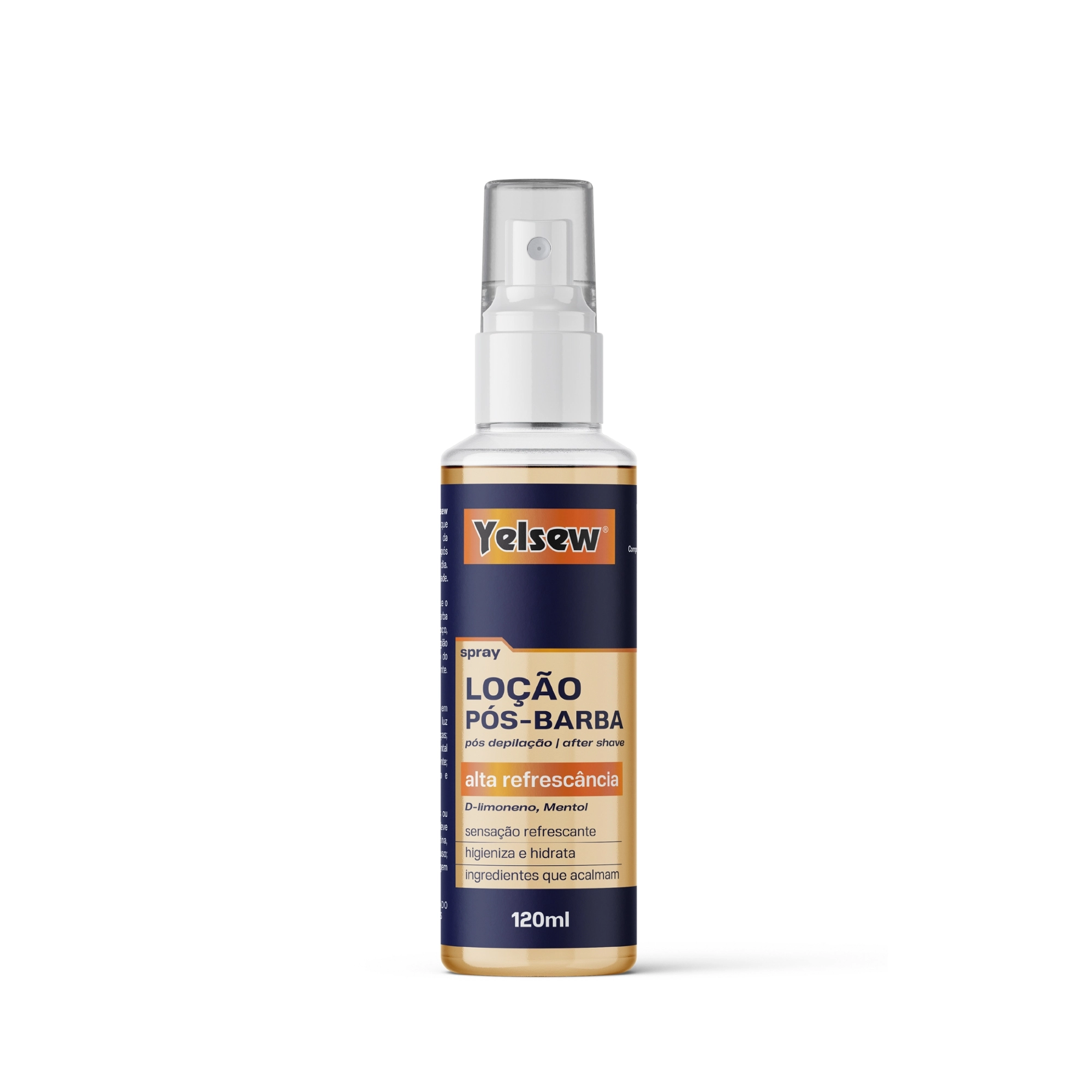 Locao Pos Barba Yelsew 120ml Alta Refresc Laranja