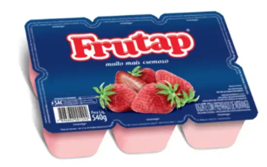 Bandeja Iogurt Morango 540g Frutap