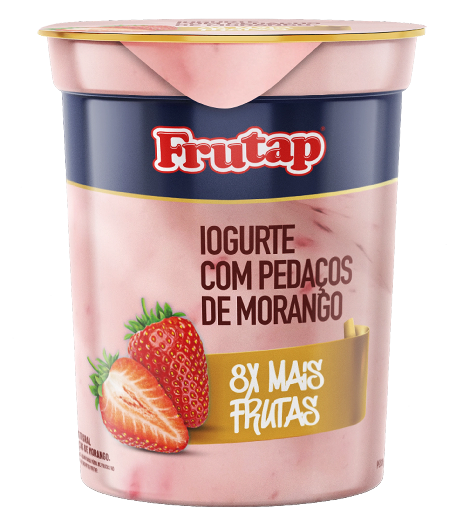 Iog. Frutap C/ Pedacos Morango 450g