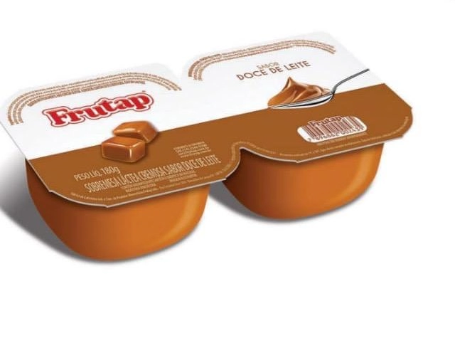 Sobremesa Láctea Doce De Leite Frutap Bandeja 180g 2 Unidades