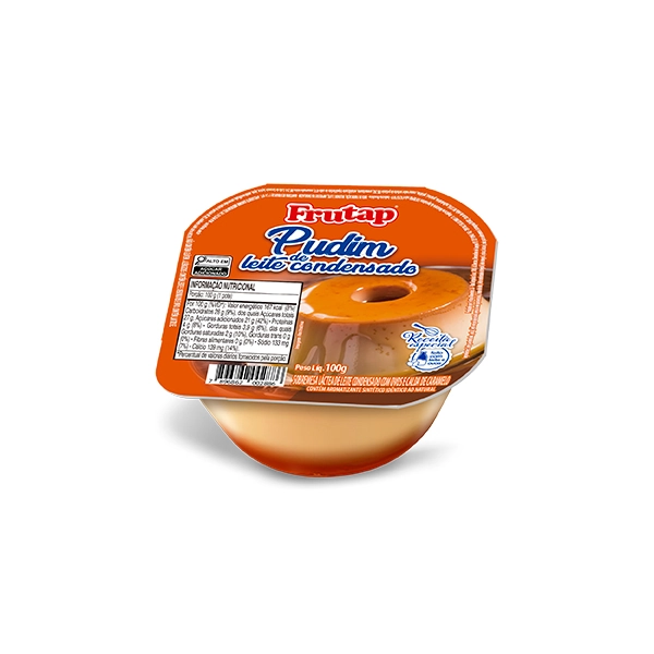 Sobr Pudim Frutap 100g Leite Cond C/caramelo