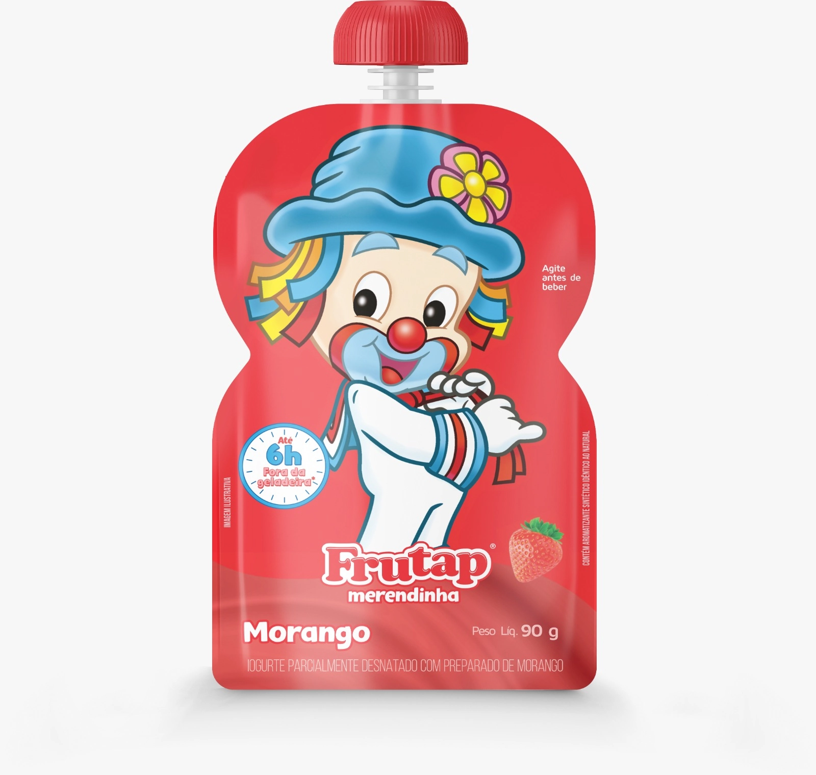 Iog Frutap 90g Morango Pouch