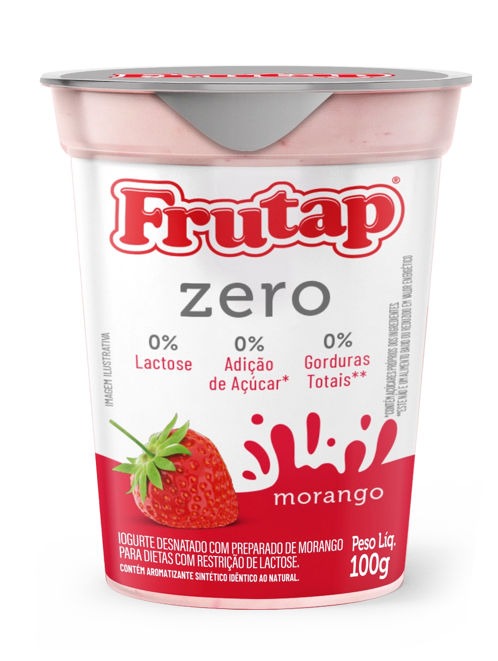 Iog Frutap 100g Zero Lactose Morango