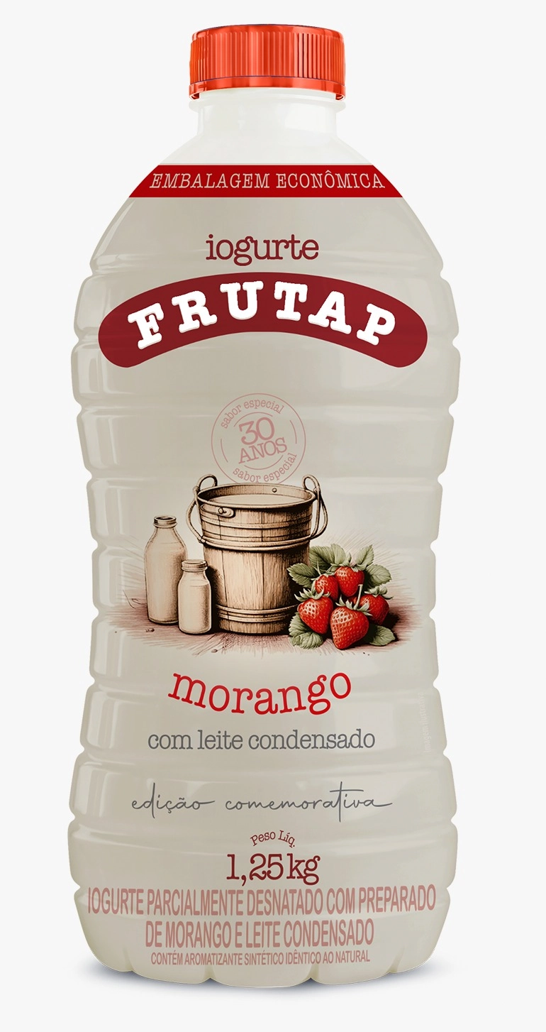 Iog Frutap 1250g Morango C/ Leite Condensado