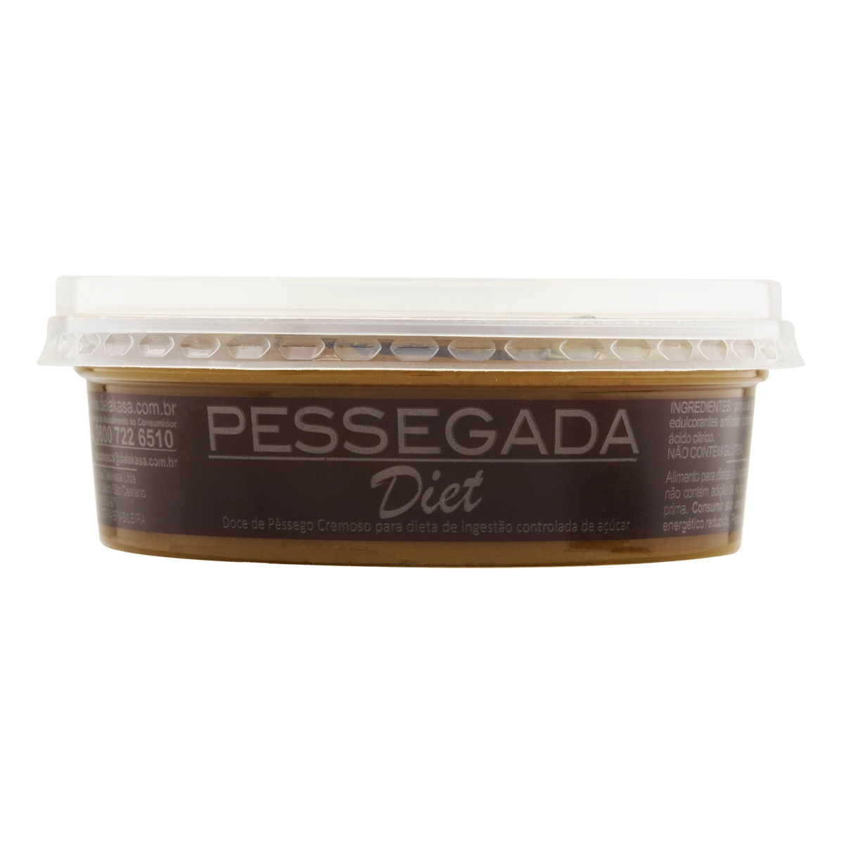 Pessegada Diet Delakasa Pote 270g