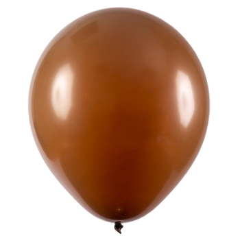 Balao Liso 12 Redondo Marrom C/50 Art Latex