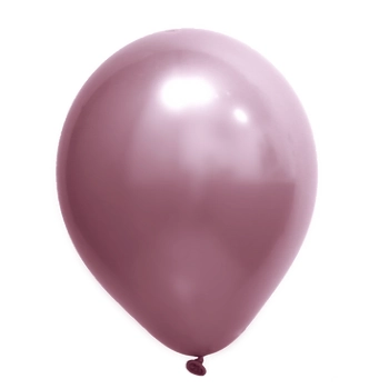 Balao Cromado 12 Rosa C/24 Art Latex