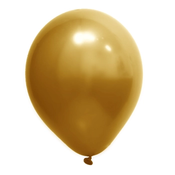 Balao Cromado 16 Ouro C/12 Art Latex