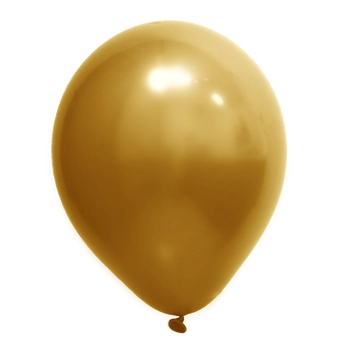 Balao Cromado 09 Ouro C/25 Art Latex