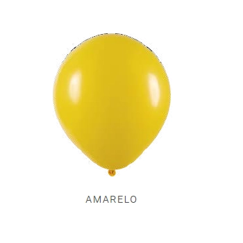 Balao Liso 5 Amarelo C/50 Art Latex