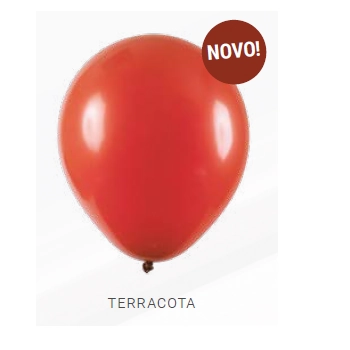 Balao Liso 16 Terracota C/12 Art Latex