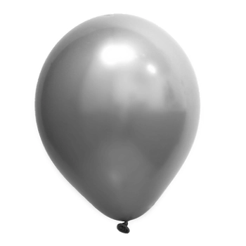 Balao Cromado 16 Prata C/12 Art Latex