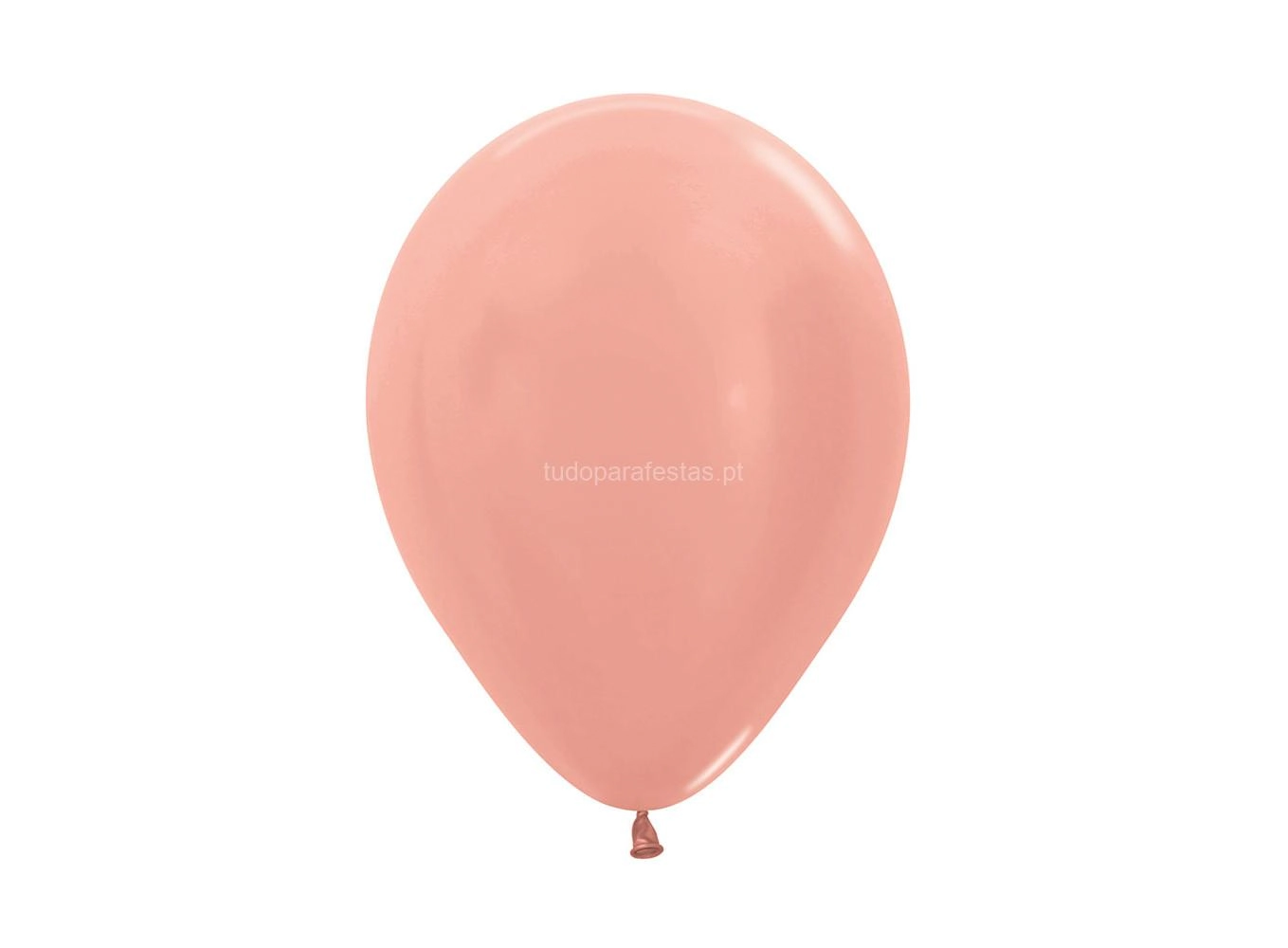 Balao Liso 12 Redondo Rose C/50 Art Latex