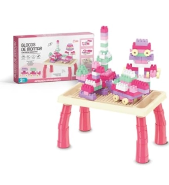 Mesinha Mercoblocks Charmosa 309 Mercotoys