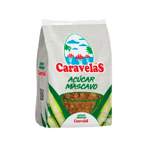 Acucar Caravelas 400g Mascavo