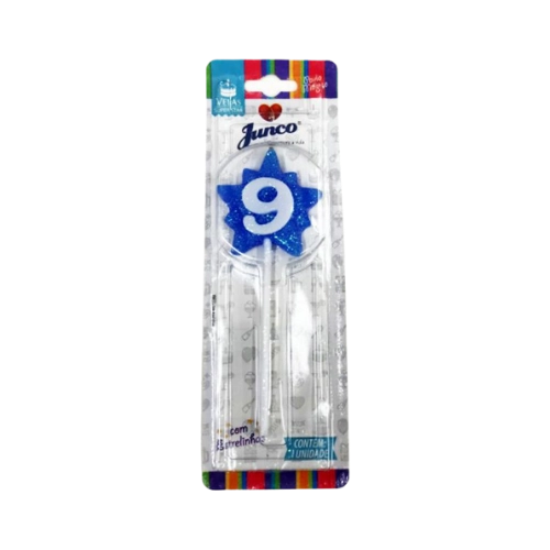 Vela Star C N N.9 Azul C Pavio Mag R.305