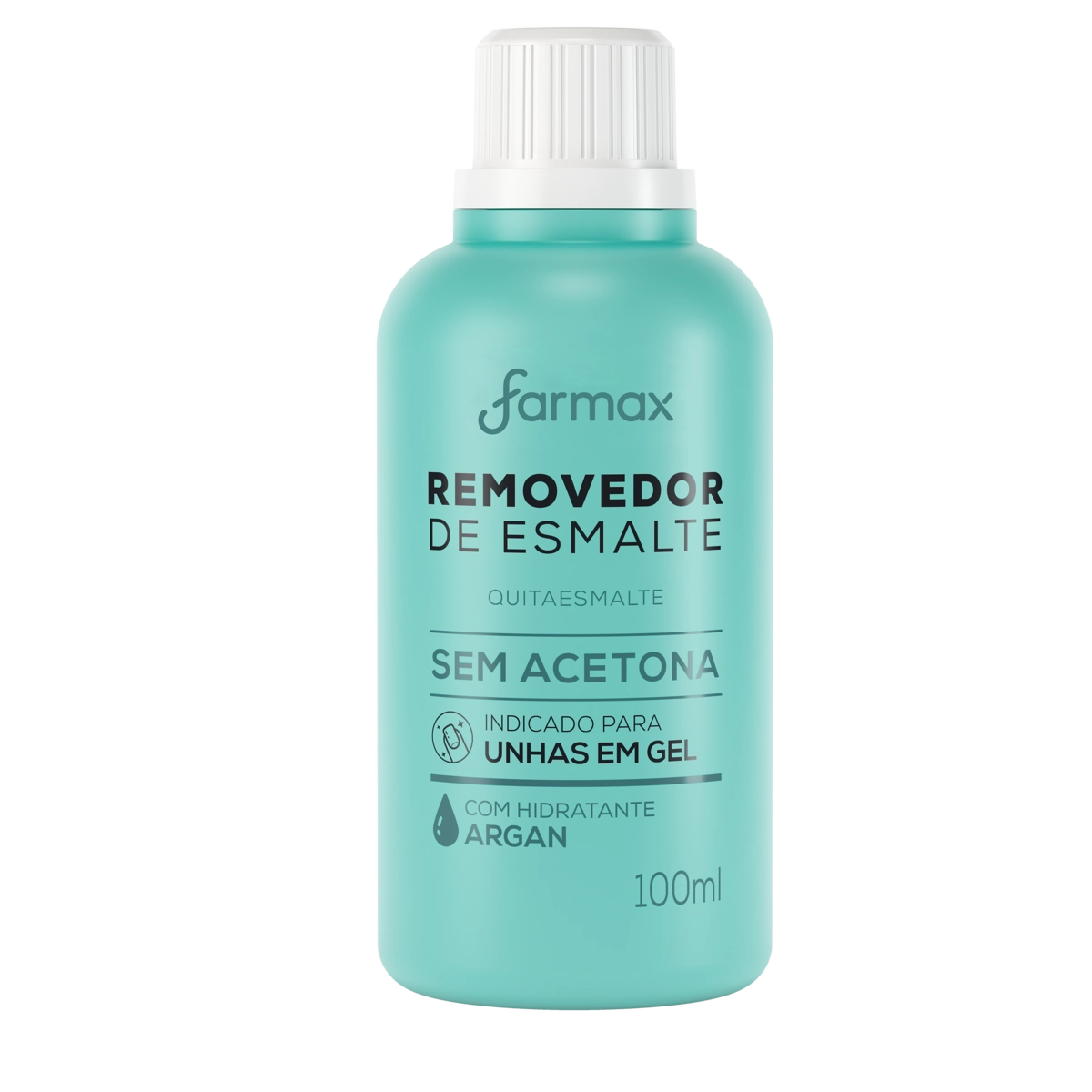 Removedor De Esmalte Sem Acetona Farmax Frasco 100ml