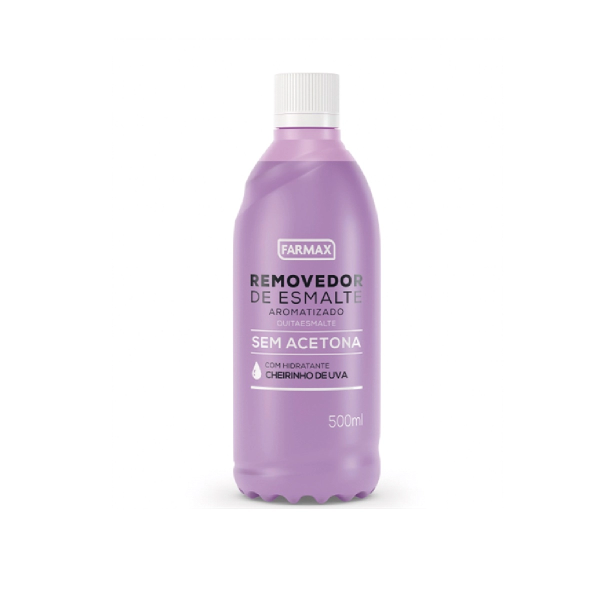 Removedor De Esmalte S/ Acetona Uva Fa 500ml