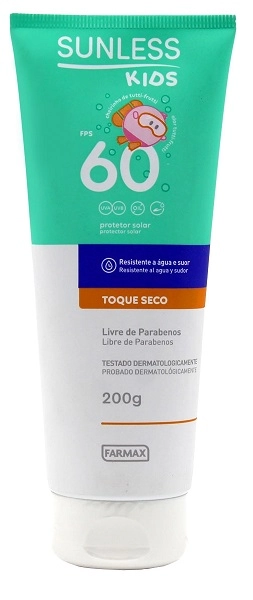 Prot Solar Sunless Kids Fps60 Toque Seco 200g