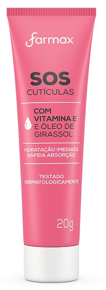 Sos Cutículas Farmax Bisnaga 20g