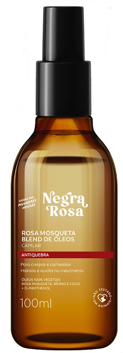 óleo De Rosa Mosqueta Negra Rosa Frasco 100ml Spray