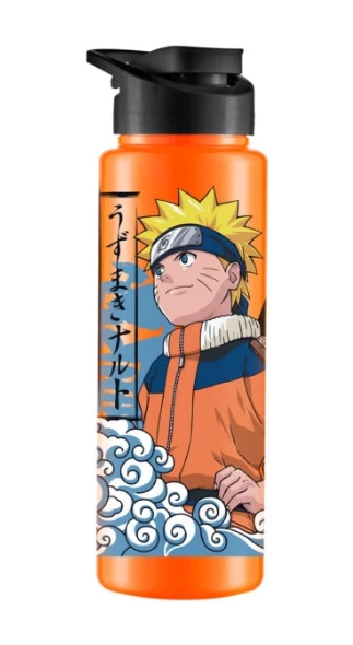Garrafa Squeeze Sport Naruto Laranja 750ml 1772 Bandeirante