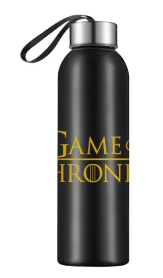 Garrafa Squeeze Game Of Thrones Preto 800ml 2385 Bandeirante