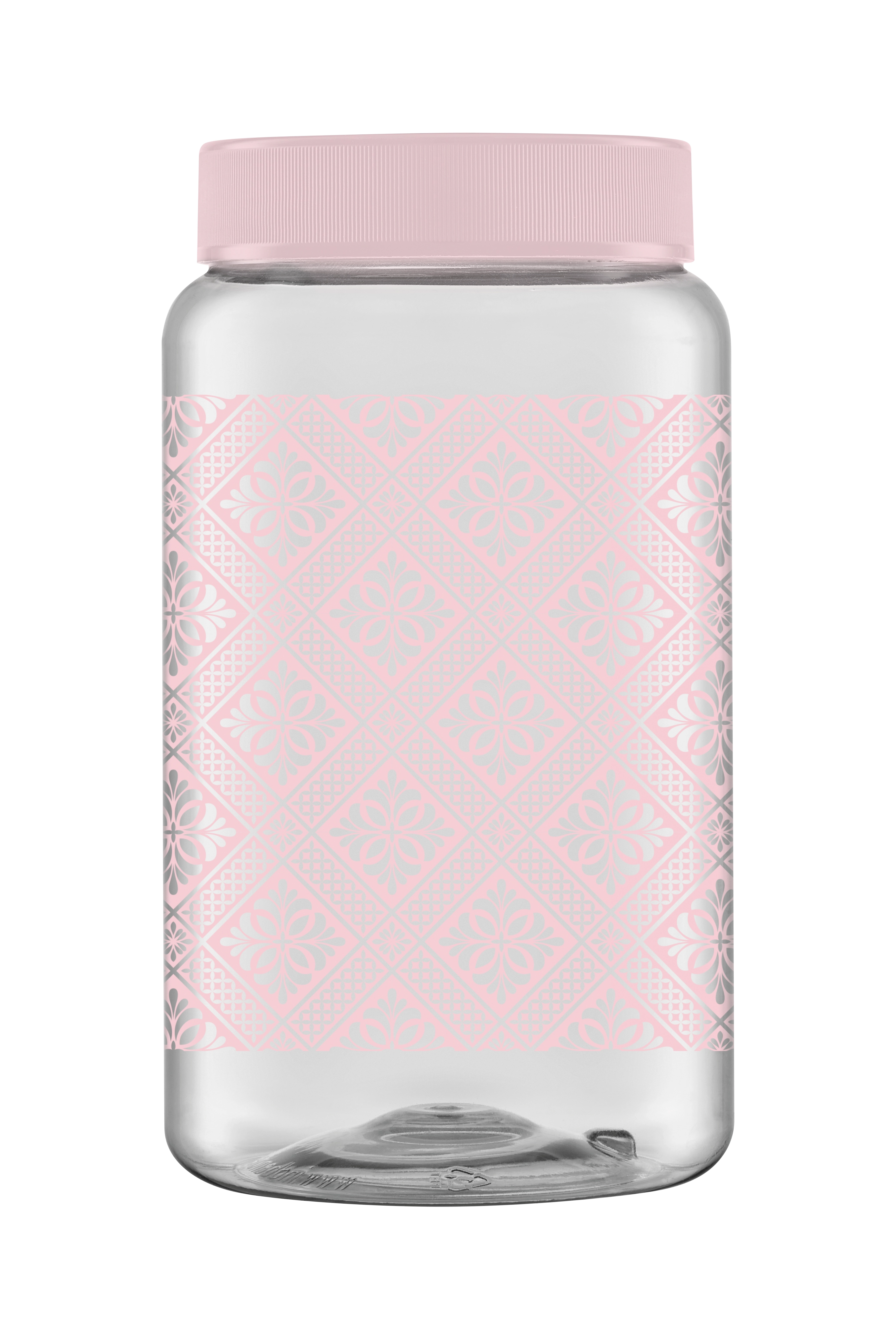 Pote Plastico Persa 1,45l Rosa