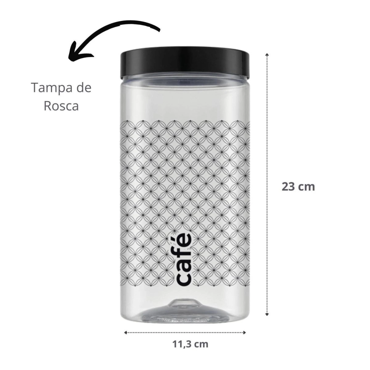 Pote Mantimento 1.950ml Cafe C