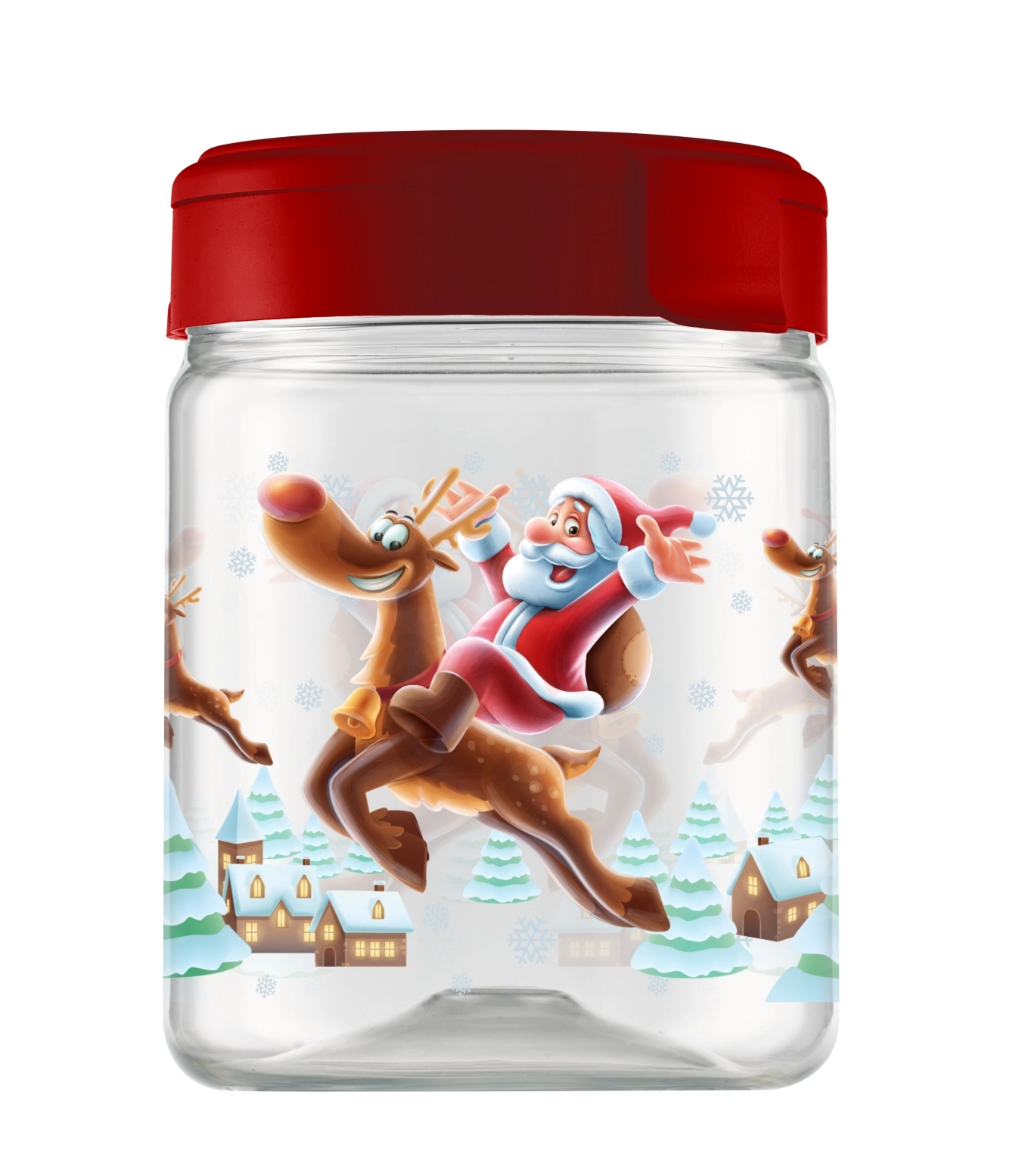 Pote Bandeirante 650ml Papai Noel/renas