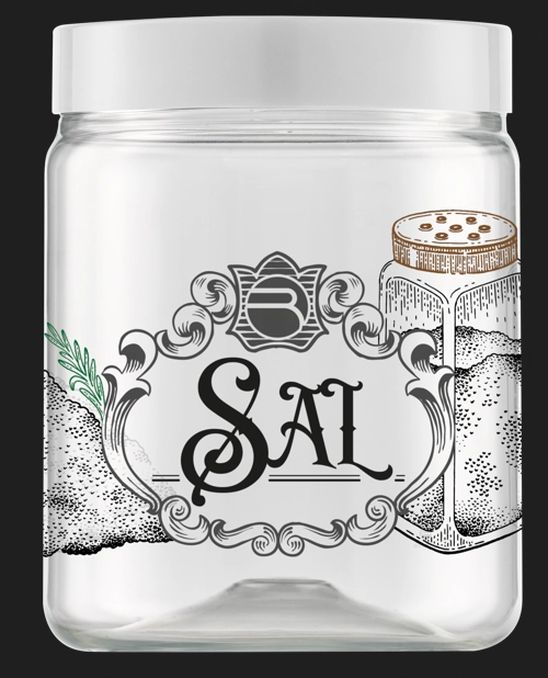 Pote Condimento Sal 650ml 8616 Bandeirante