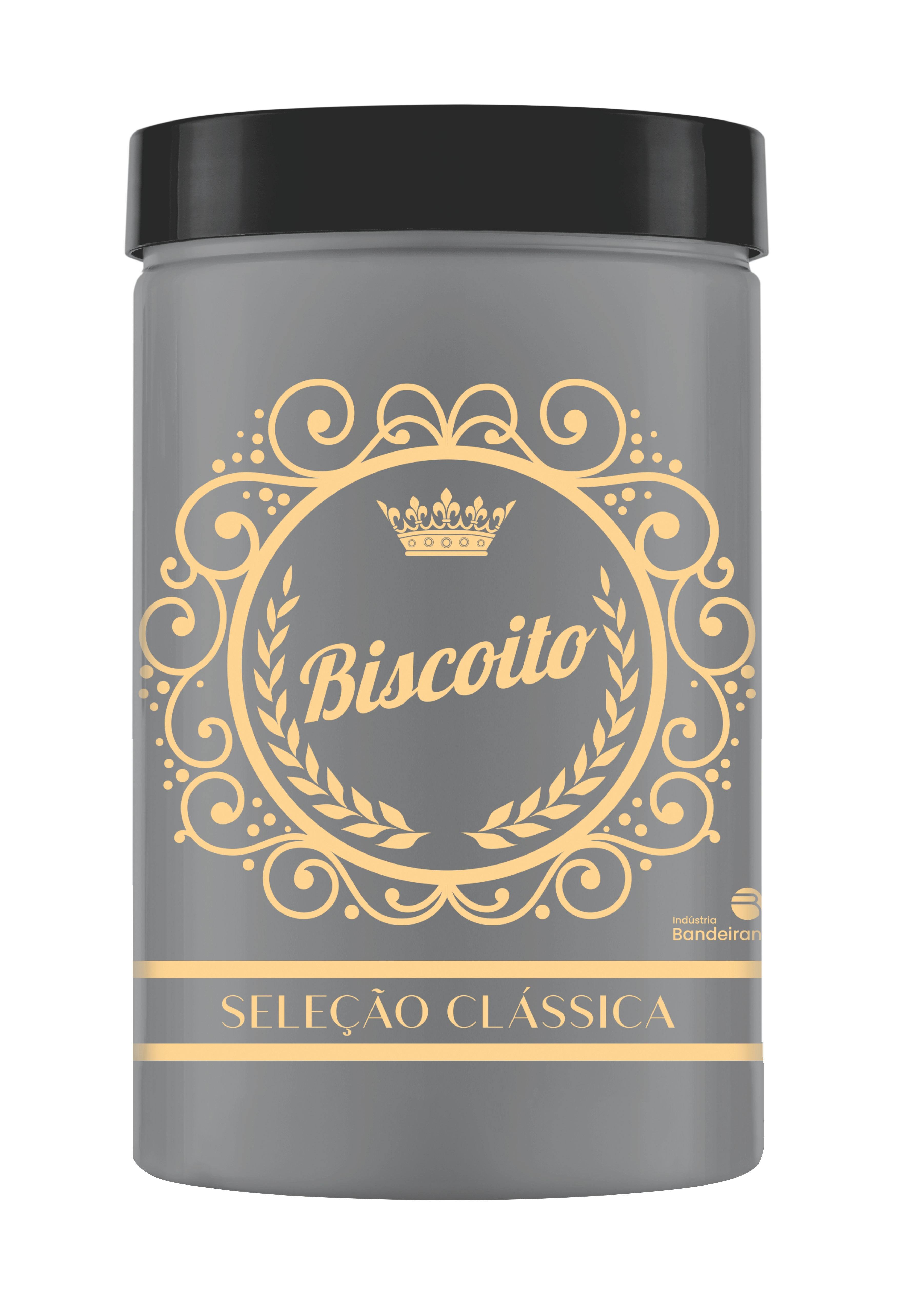 Pote Mantimento Classic Gray Biscoito 1.5l/9803/bandeirante