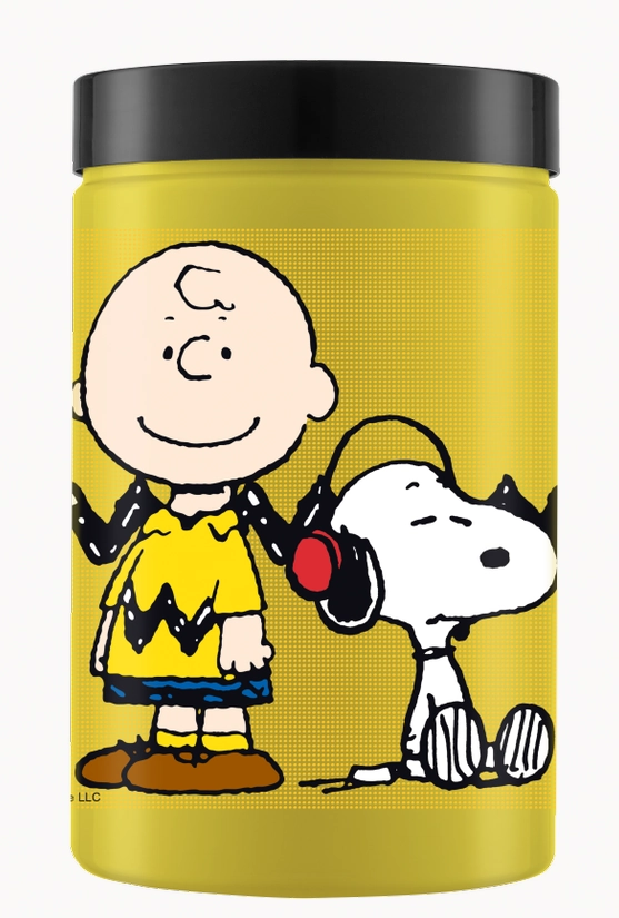 Pote Organizador Charlie Brown Amarelo 1500ml 9814 Bandeirante